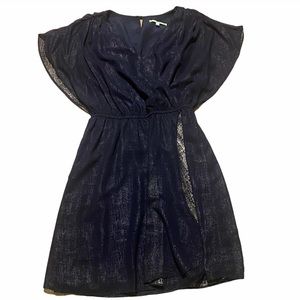 GIANNI BINI shine wrap dress size medium